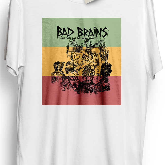 【お取り寄せ】Bad Brains /バッド・ブレインズ - Classic Flyer Tシャツ(ホワイト)