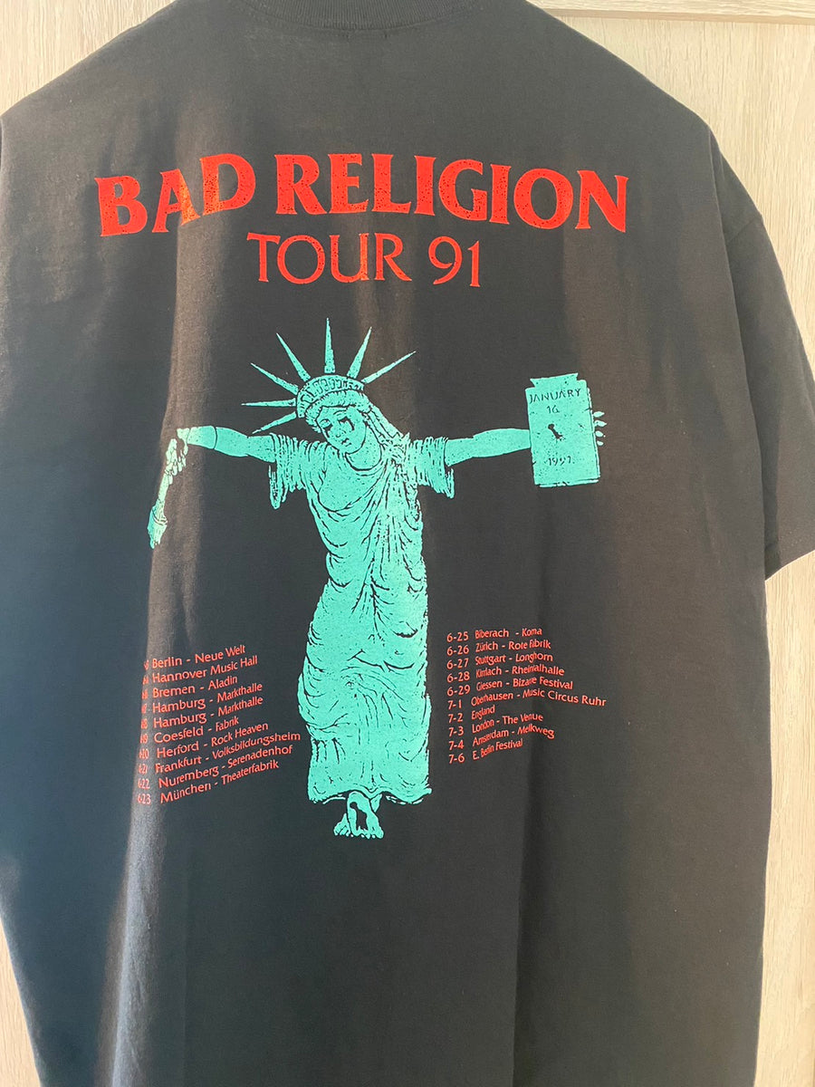BAD RELIGION 「GENERATOR」 92年 ツアー ＴシャツサイズはLで