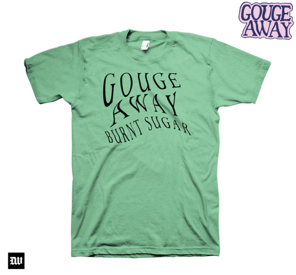 【お取り寄せ】Gouge Away / ガウジ・アウェイ - BURNT SUGAR Logo Tシャツ(グリーン)