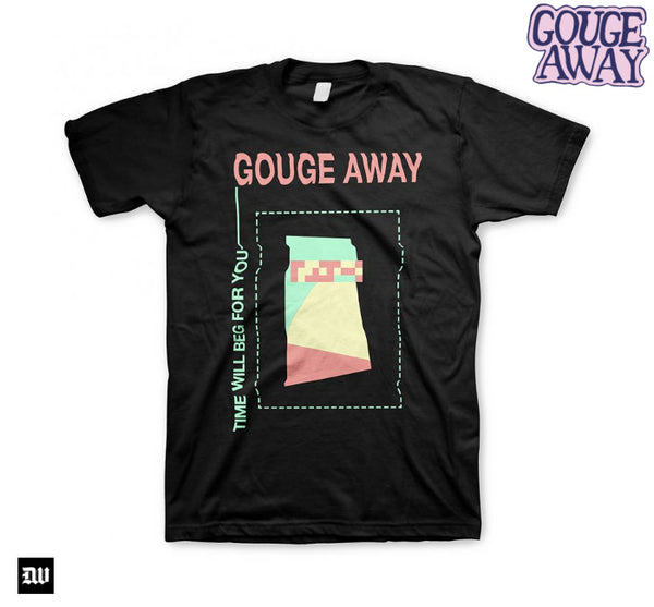 【お取り寄せ】Gouge Away / ガウジ・アウェイ - Time Will Tシャツ(ブラック)