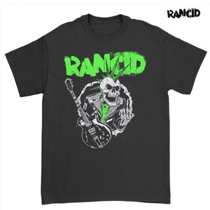 【お取り寄せ】RANCID / ランシド - Skele Guitar Tシャツ (ブラック)