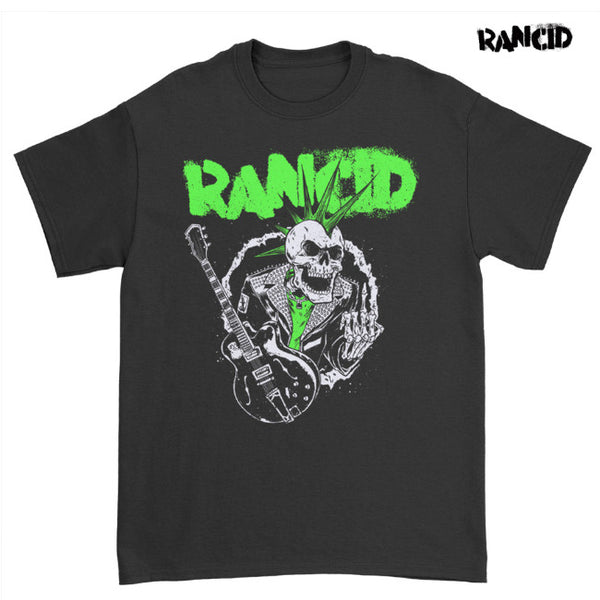 【お取り寄せ】RANCID / ランシド - Skele Guitar Tシャツ (ブラック)