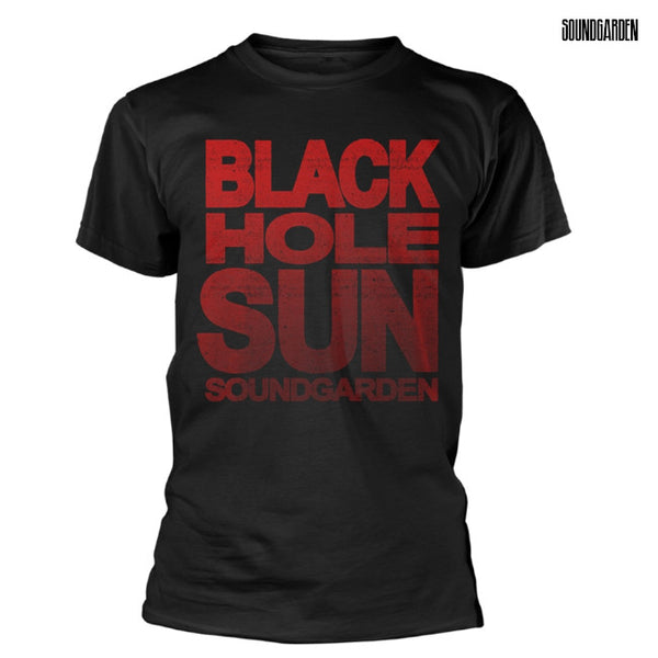 【お取り寄せ】Soundgarden / サウンドガーデン - BLACK HOLE SUN Tシャツ(ブラック)