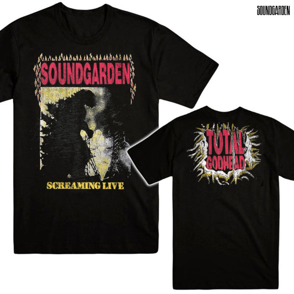 【お取り寄せ】Soundgarden / サウンドガーデン - TOTAL GODHEAD Tシャツ(ブラック)