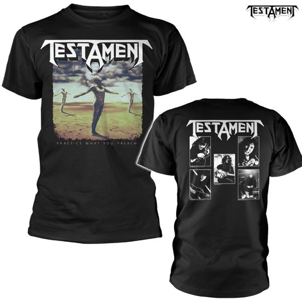 【お取り寄せ】Testament / テスタメント - PRACTICE WHAT YOU PREACH Tシャツ(ブラック)