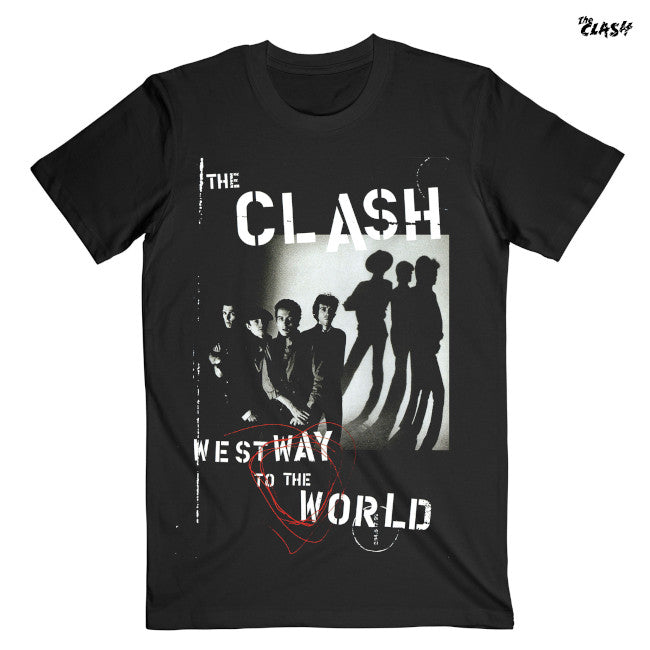お取り寄せ】The Clash / ザ・クラッシュ - WESTWAY TO THE WORLD Tシャツ (ブラック) – Punk Market