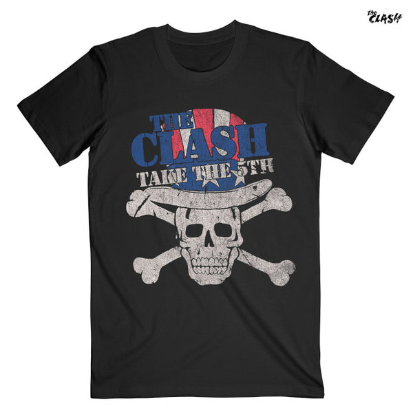 【お取り寄せ】The Clash / ザ・クラッシュ - TAKE THE 5TH Tシャツ (ブラック)