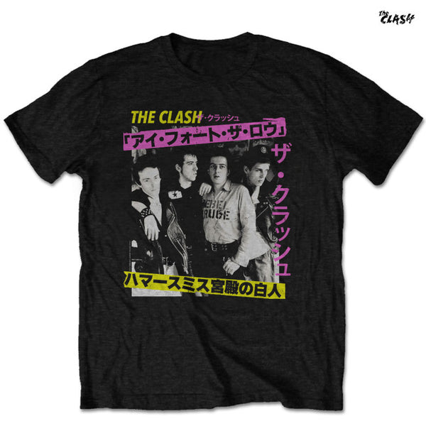 【お取り寄せ】The Clash / ザ・クラッシュ - LONDON CALLING JAPAN PHOTO Tシャツ (ブラック)