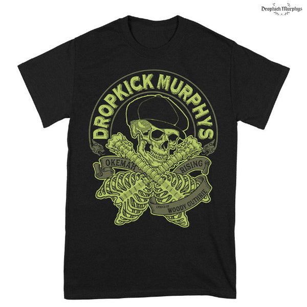 【お取り寄せ】Dropkick Murphys / ドロップキック・マーフィーズ - Skelly Guitar Bones Tシャツ (ブラック)