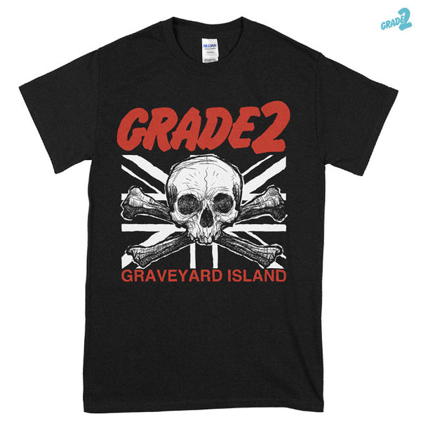 【お取り寄せ】Grade 2 / グレイド2 - Skull and Crossbones Tシャツ(ブラック)