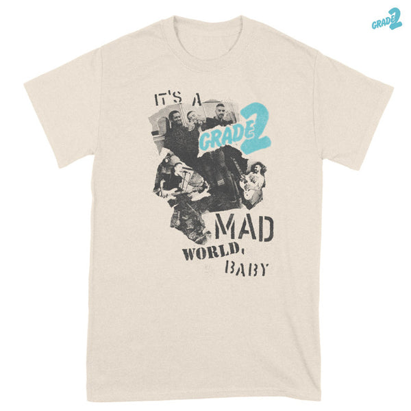【お取り寄せ】Grade 2 / グレイド2 - It's A Mad World Tシャツ (ナチュラル)