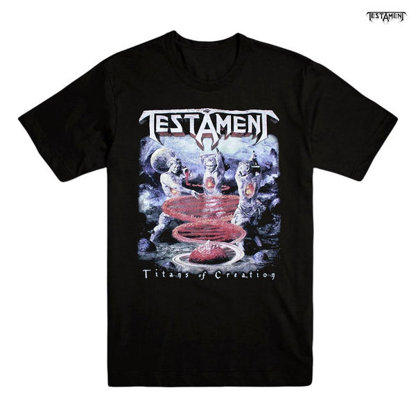 【お取り寄せ】Testament / テスタメント - TITANS OF CREATION Tシャツ(ブラック)