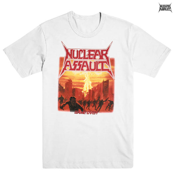 【お取り寄せ】Nuclear Assault / ニュークリア・アソルト - GAME OVER Tシャツ (ホワイト)