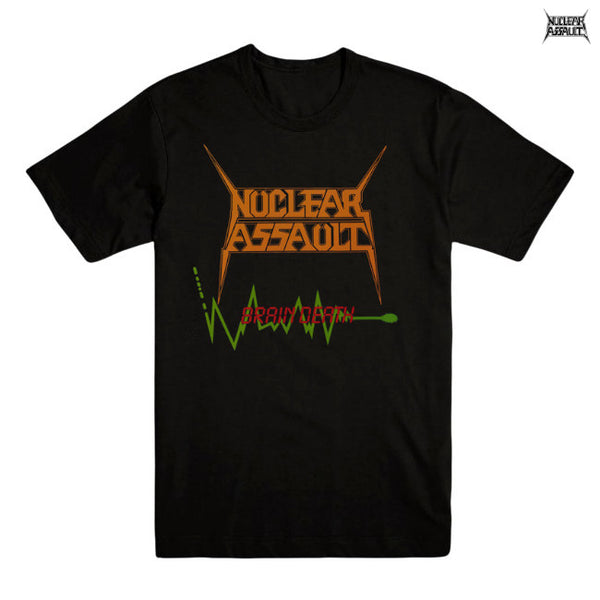 【お取り寄せ】Nuclear Assault / ニュークリア・アソルト - BRAIN DEATH Tシャツ (ブラック)