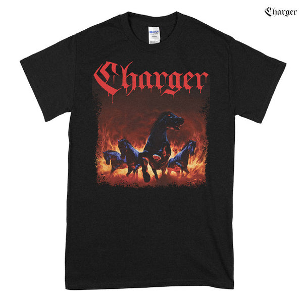 【お取り寄せ】Charger  チャージャー - Warhorse Tシャツ (ブラック)