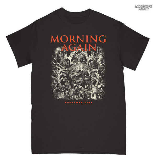 【お取り寄せ】Morning Again / モーニング・アゲイン - BORROWED TIME Tシャツ(ブラック)
