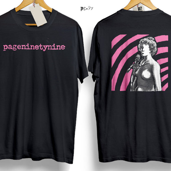 【お取り寄せ】Pageninetynie (Pg.99) / ページ・ナインティナイン - DOCUMENT7 Tシャツ (ブラック)