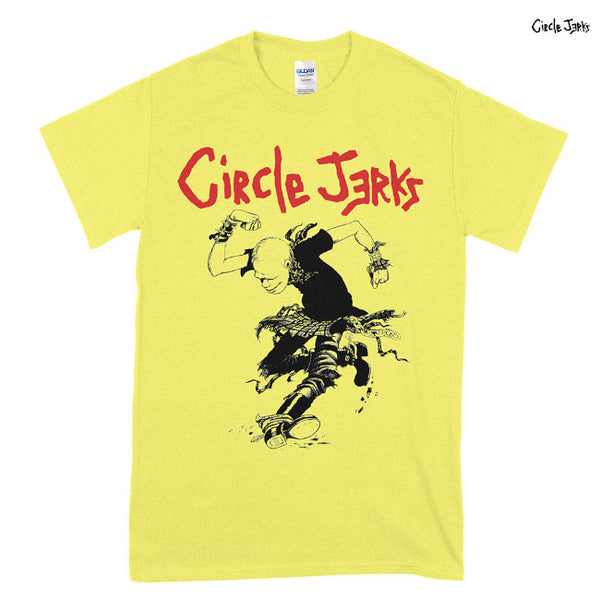 【お取り寄せ】Circle Jerks / サークル・ジャークス - Skank Man Cornsilk Tシャツ(イエロー)