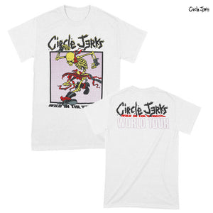 【お取り寄せ】Circle Jerks / サークル・ジャークス - Skank Man World Tour Tシャツ(ホワイト)