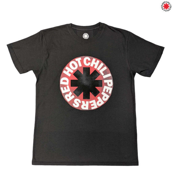 【お取り寄せ】Red Hot Chili Peppers / レッド・ホット・チリペッパーズ - RED CIRCLE ASTERISK Tシャツ (ブラック)