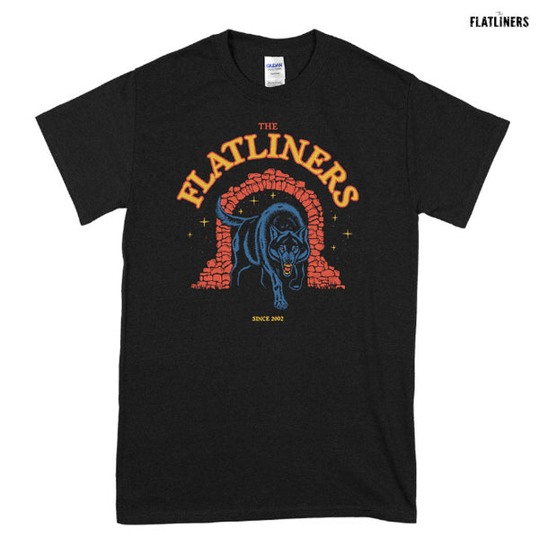 【お取り寄せ】The Flatliners / フラットライナーズ - Wolf Gate Tシャツ(ブラック)
