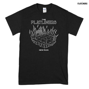【お取り寄せ】The Flatliners / フラットライナーズ - White New Ruin Tシャツ(ブラック)