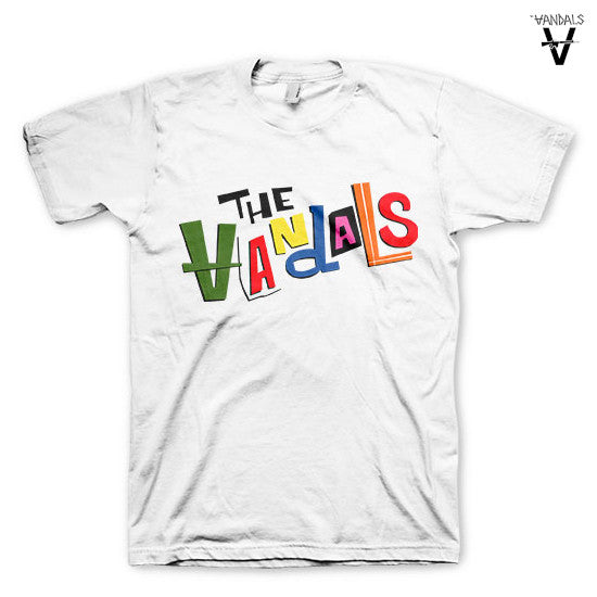 【お取り寄せ】The Vandals / ヴァンダルズ - Color Logo Tシャツ(ホワイト)