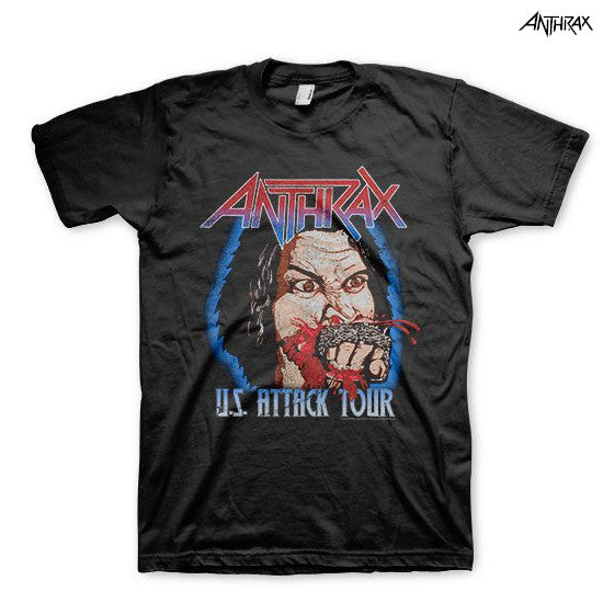 【お取り寄せ】Anthrax / アンスラックス - U.S. Attack Tour Tシャツ(ブラック)