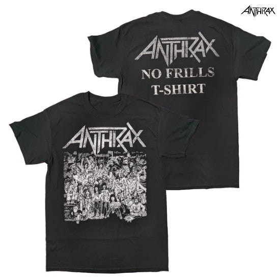 【お取り寄せ】Anthrax / アンスラックス - No Frills Tシャツ(ブラック)