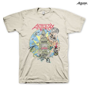 【お取り寄せ】Anthrax / アンスラックス - London Tシャツ(ナチュラル)