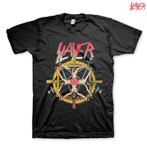 【お取り寄せ】Slayer / スレイヤー - Crucifixion Wheel Tシャツ(ブラック)