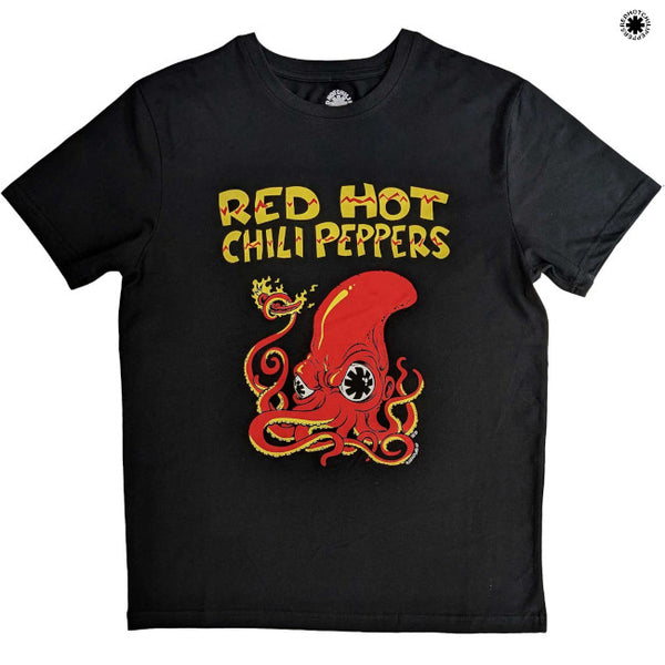 【お取り寄せ】Red Hot Chili Peppers / レッド・ホット・チリペッパーズ - OCTOPUS Tシャツ (ブラック)