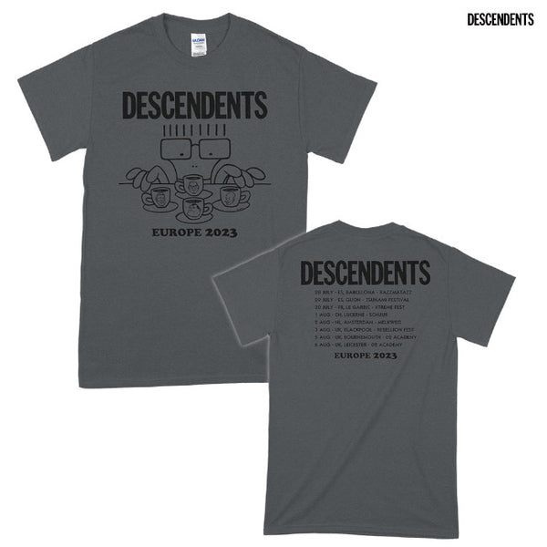 【即納】Descendents / ディセンデンツ - Euro Tour 2023 Tシャツ (グレー)