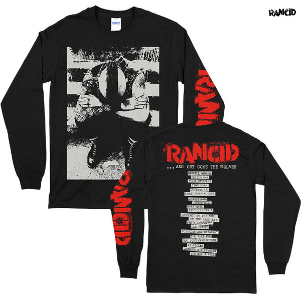 【お取り寄せ】RANCID / ランシド - And Out Come The Wolves ロングスリーブシャツ (ブラック)