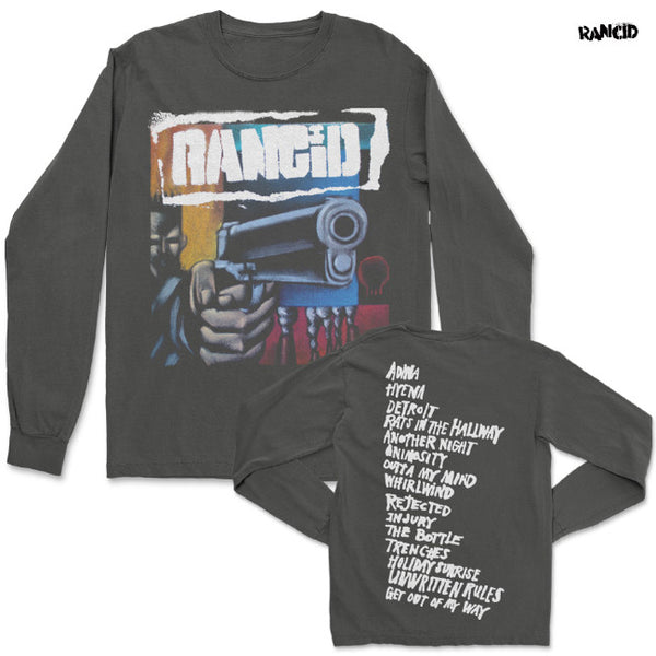 【お取り寄せ】RANCID / ランシド - Rancid '93 ロングスリーブシャツ (チャコールグレー)