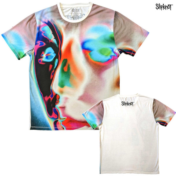 【お取り寄せ】Slipknot / スリップノット - ADDERALL FACE Tシャツ (転写プリント)