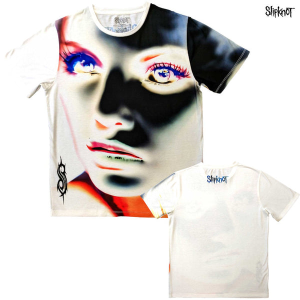 【お取り寄せ】Slipknot / スリップノット - ADDERALL FACE INVERTED Tシャツ (転写プリント)