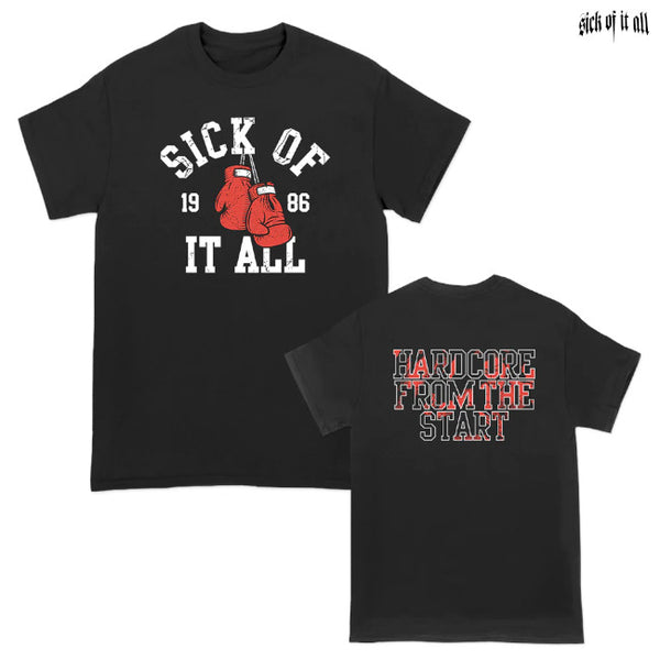 【お取り寄せ】Sick of It All / シック・オブ・イット・オール ALL BOXING GLOVES Tシャツ (ブラック)