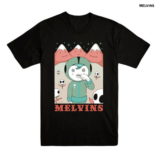 【お取り寄せ】Melvins / メルヴィンズ - LUCIUS AND MOUNTAINS Tシャツ(ブラック)