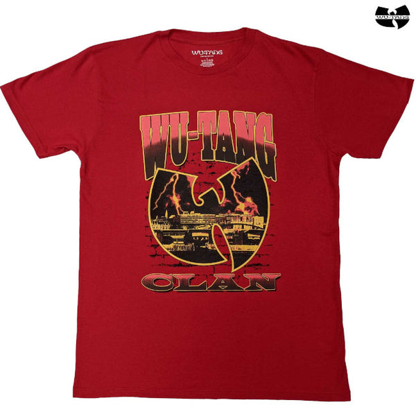 【お取り寄せ】Wu-Tang Clan / ウータン・クラン - BRICK WALL Tシャツ (レッド)