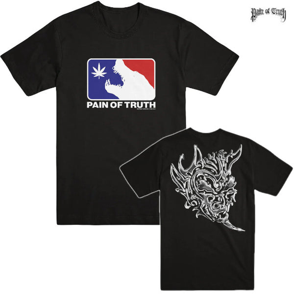Pain of Truth / ペイン・オブ・トゥルース - MLB Tシャツ (ブラック)