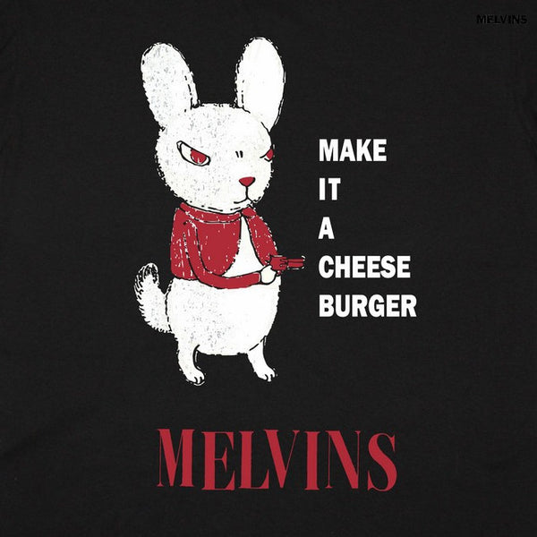 【お取り寄せ】Melvins / メルヴィンズ - CHEESBURGER Tシャツ(ブラック)