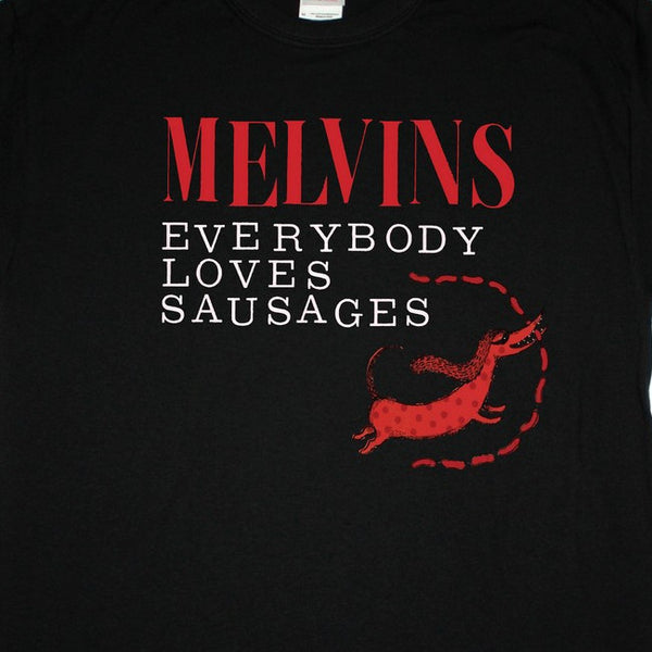 【お取り寄せ】Melvins / メルヴィンズ - EVERYBODY LOVES SAUSAGES Tシャツ(ブラック)