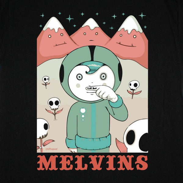 【お取り寄せ】Melvins / メルヴィンズ - LUCIUS AND MOUNTAINS Tシャツ(ブラック)