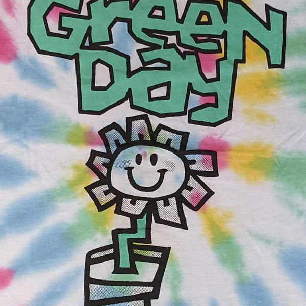 【お取り寄せ】Green Day / グリーン・デイ - FLOWER POT Tシャツ(タイダイ)