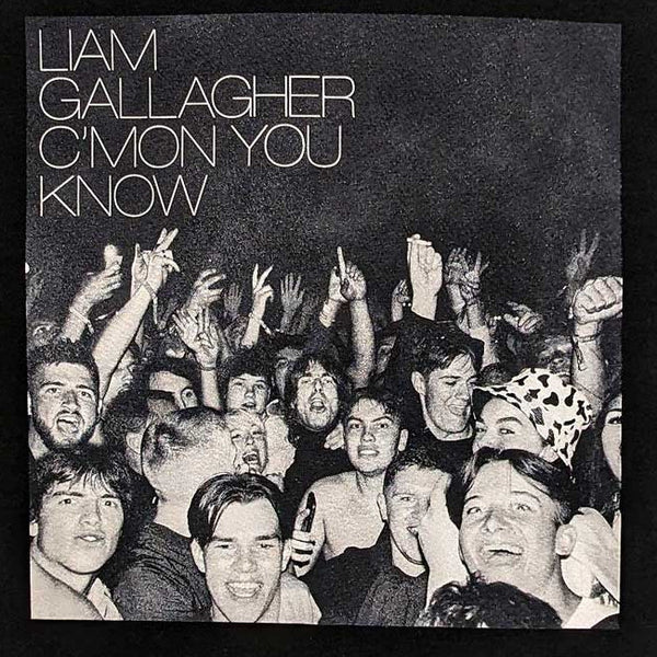 【お取り寄せ】Liam Gallagher (Oasis) / リアム・ギャラガー - C'MON YOU KNOW Tシャツ (ブラック)