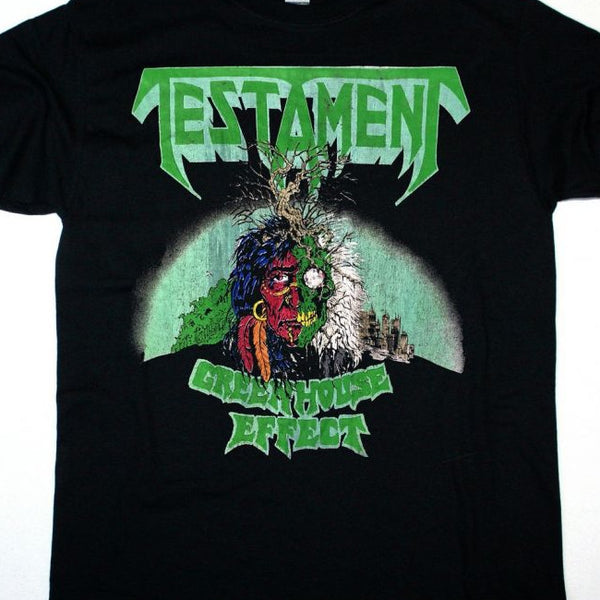 【お取り寄せ】Testament / テスタメント - GREENHOUSE EFFECT Tシャツ(ブラック)