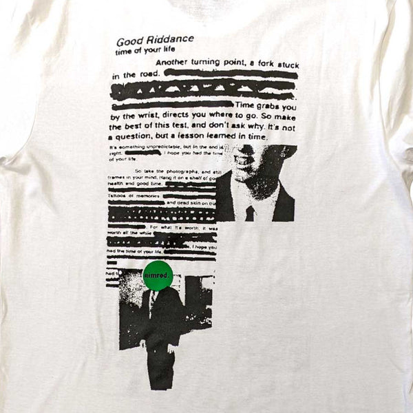 【お取り寄せ】Green Day / グリーン・デイ - GOOD RIDDANCE Tシャツ(ホワイト)