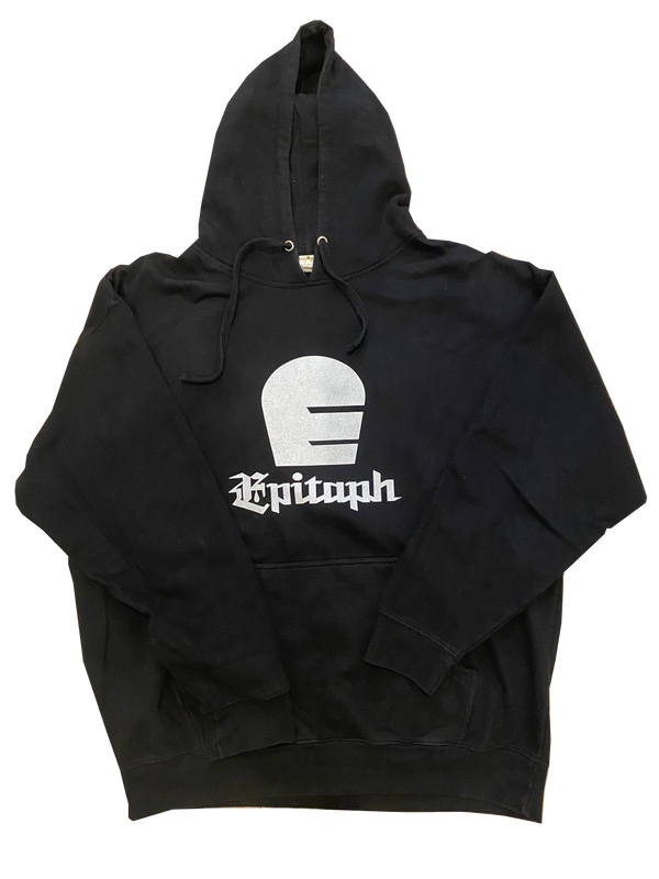 【完売】【USED】【早い者勝ち！】Epitaph エピタフ　Logo プルオーバーパーカー(ブラック)