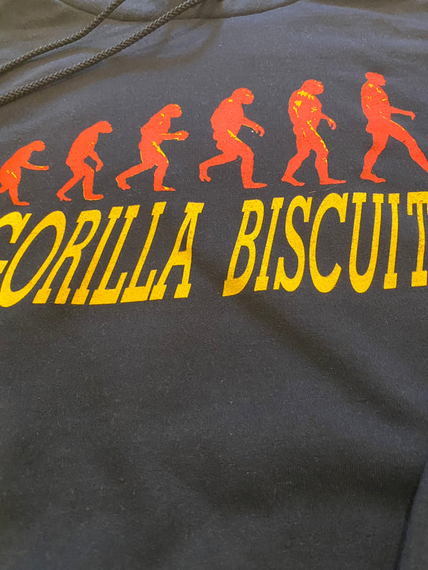 【完売】【USED】【早い者勝ち！】【XXL】Gorilla Biscuits /ゴリラ・ビスケッツ - Start Today プルオーバーパーカー(ネイビー)